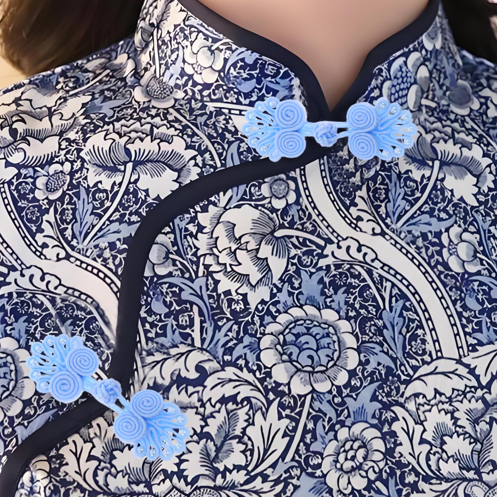 DOITOOL Bottoni Nodo Cinese 100 Paia per Cheongsam Cucito