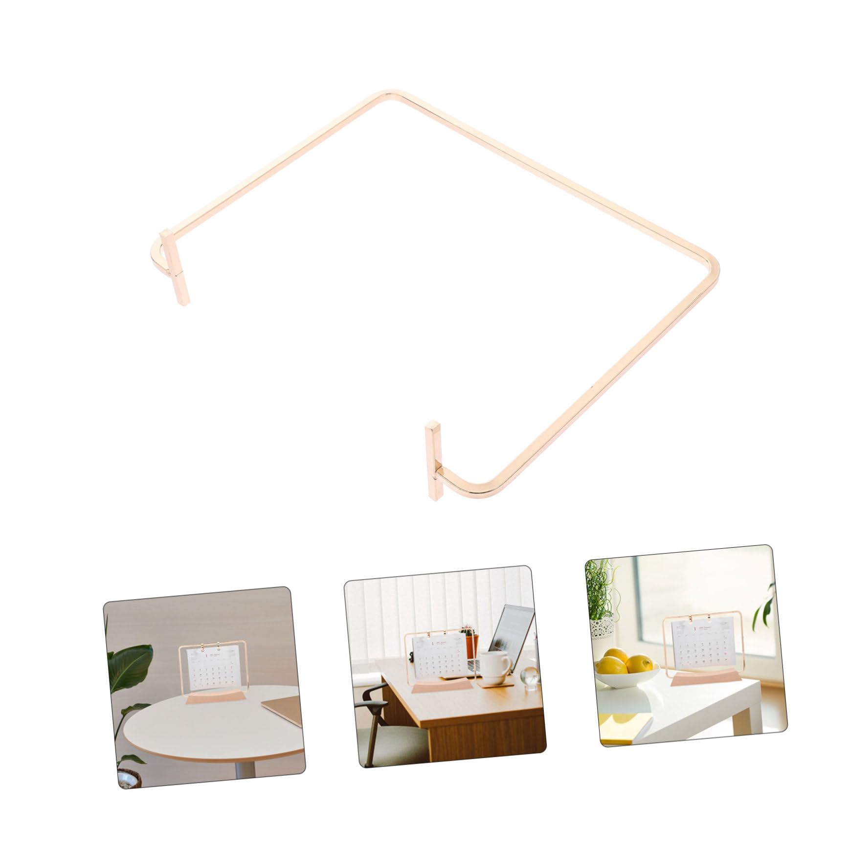 Doitool Supporto Calendario Tavolo oro 23x18 cm