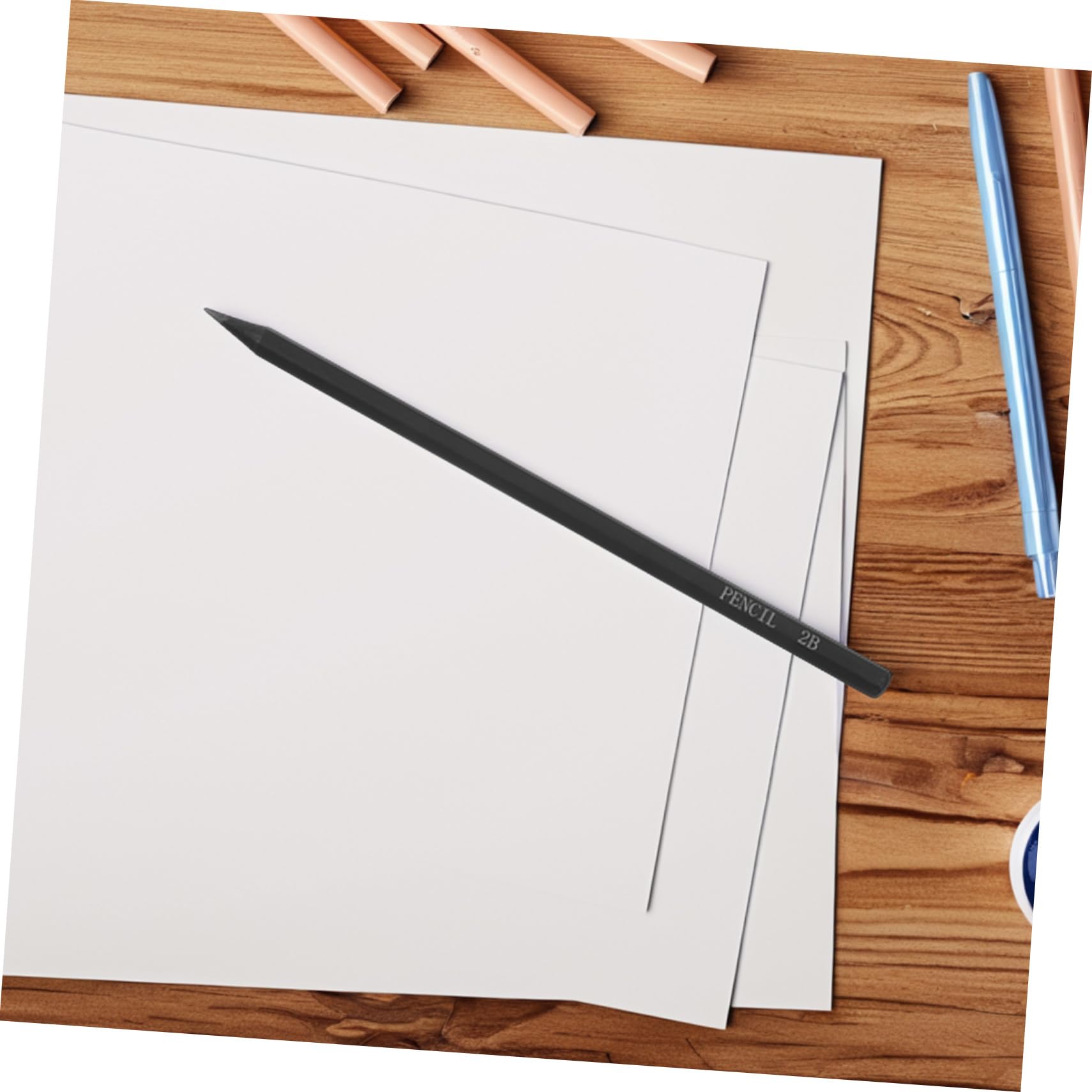 DOITOOL matite esagonali 2B 10 pezzi legno nere disegno