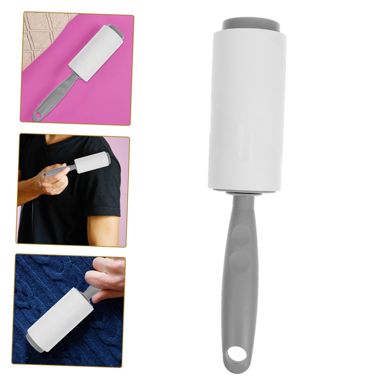 DOITOOL Rullo Levapelucchi con Scomparto Nascosto 2 Pezzi