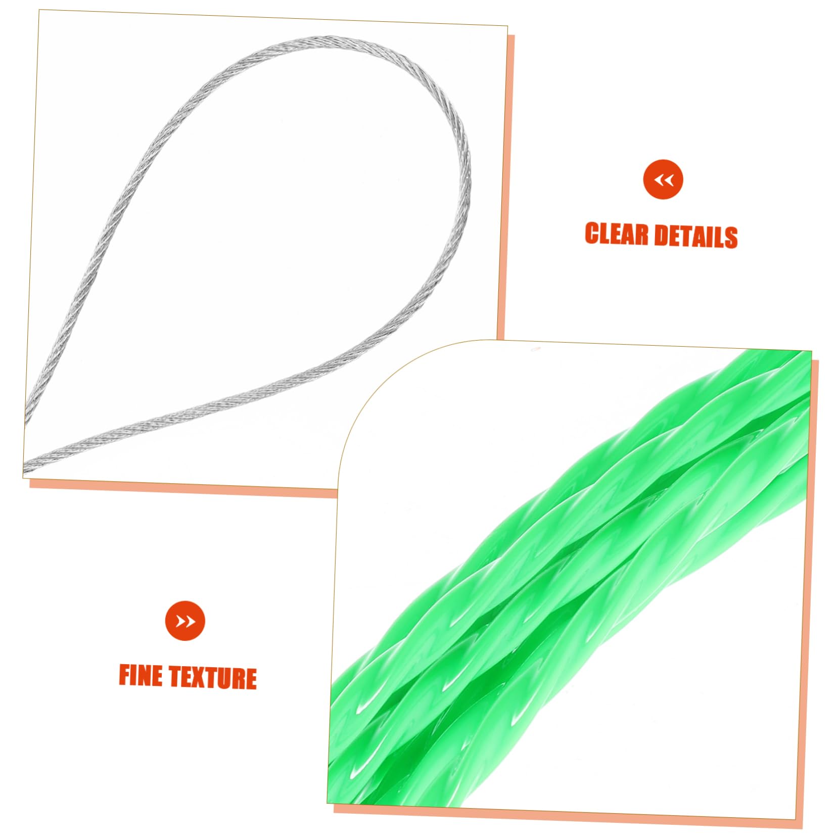 DOITOOL Sonda Passacavi Acciaio Plastica 10 m Verde