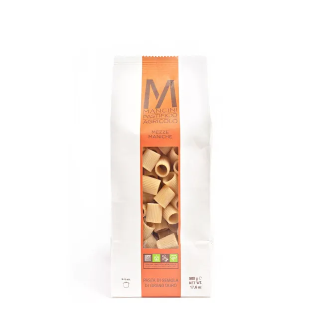 Mancini Mezze Maniche pasta 500 g trafila bronzo