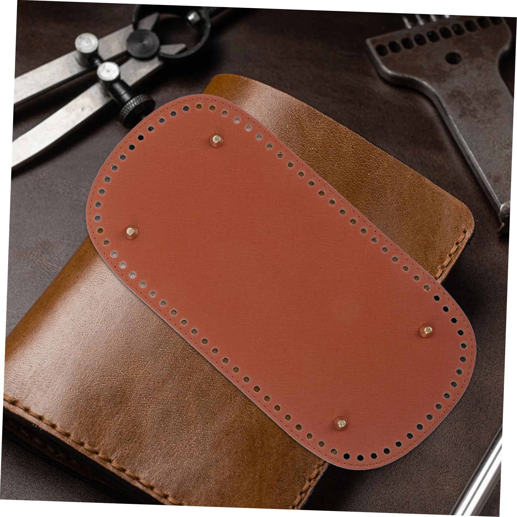 Doitool fondo borsa uncinetto PU 30x15 cm 4 pezzi