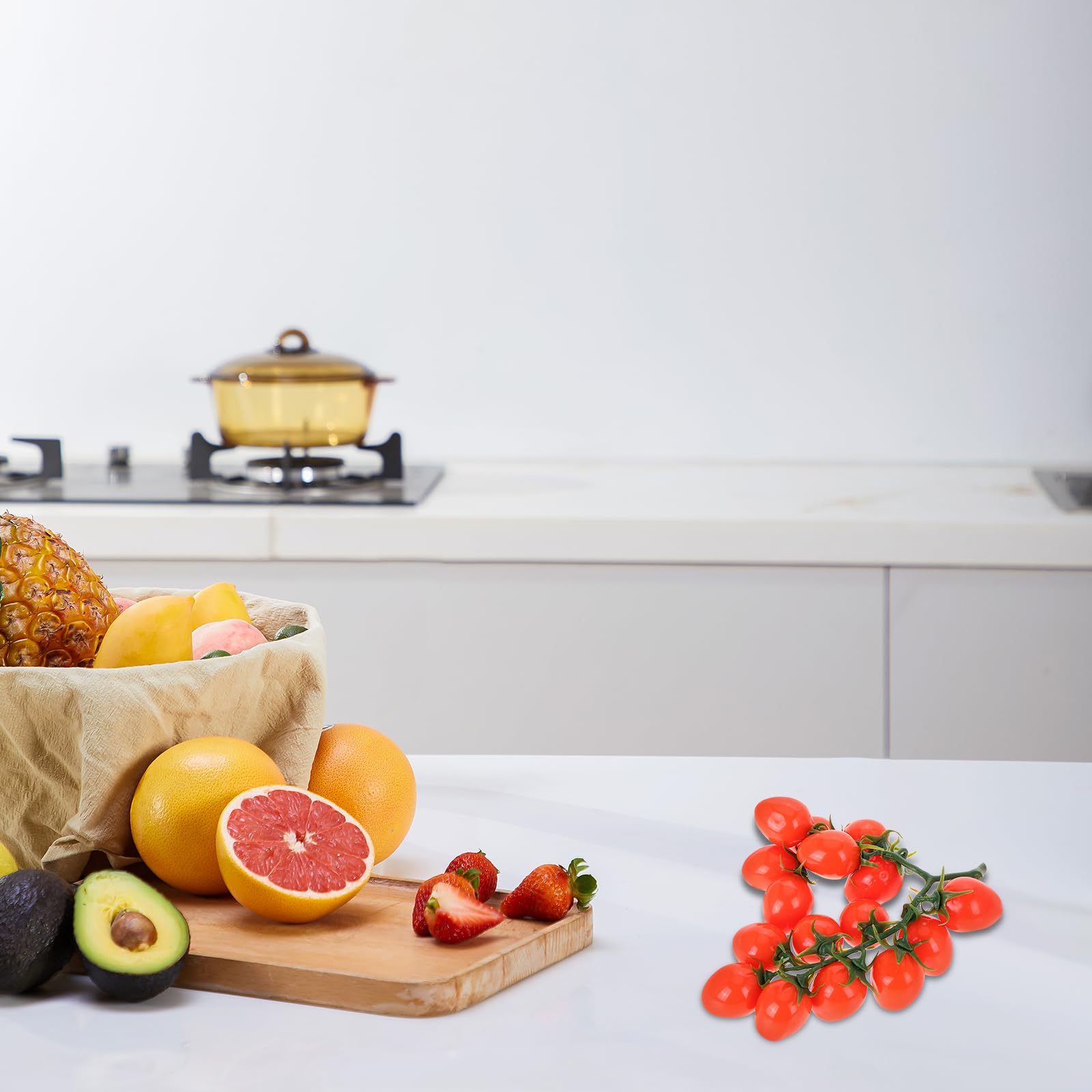 DOITOOL Pomodori ciliegia artificiali decorazione casa finti