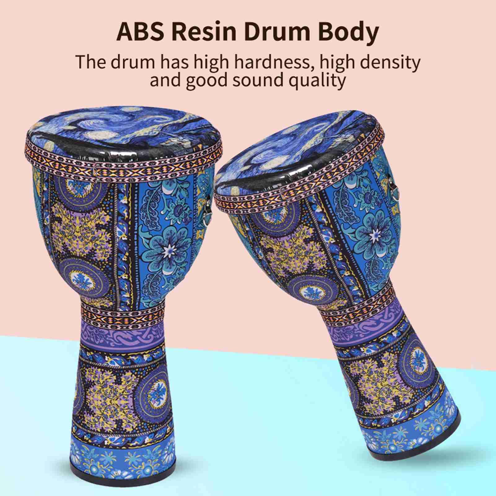 Saluaqui Djembe 8 Pollici Fibra Carbonio Colore 4