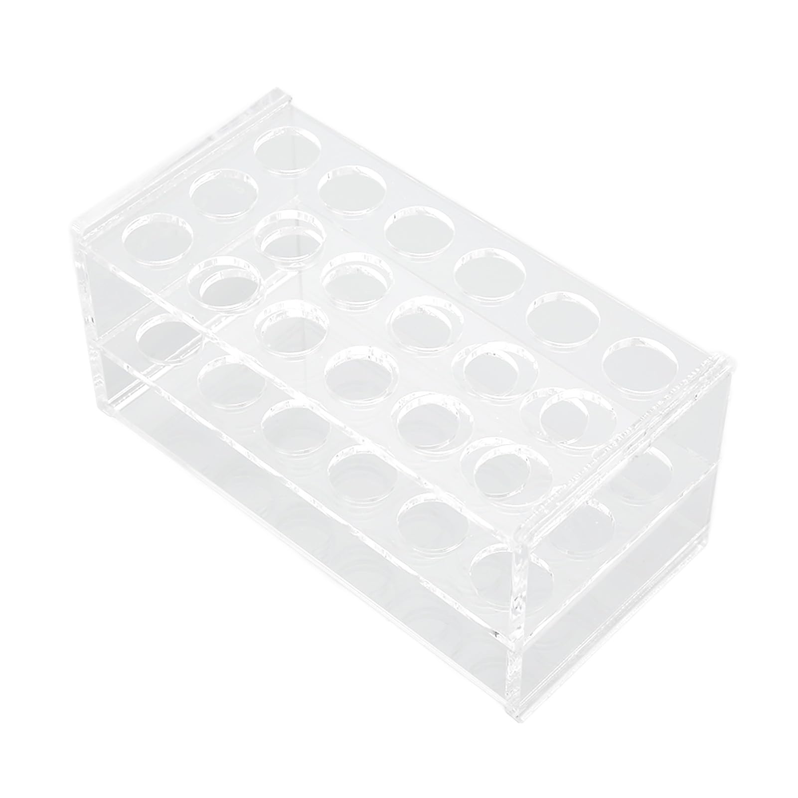 Saluaqui Portaprovette 17mm Acrilico 18 Fori 10/15 ml