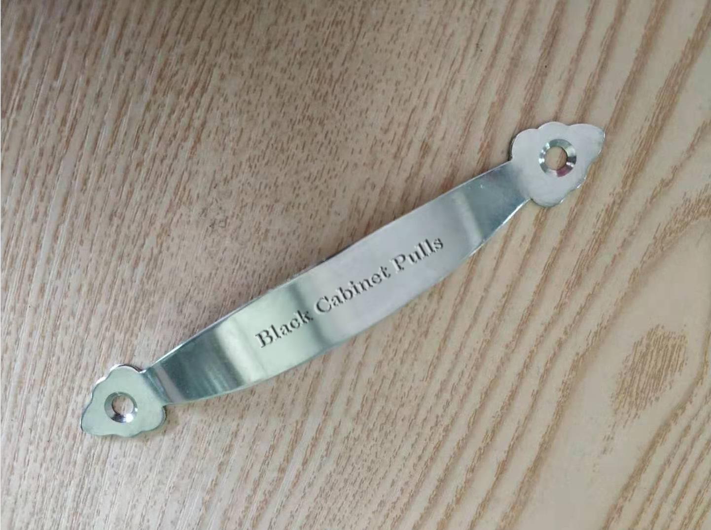 Yexati maniglia mobile acciaio inox nera spazzolata