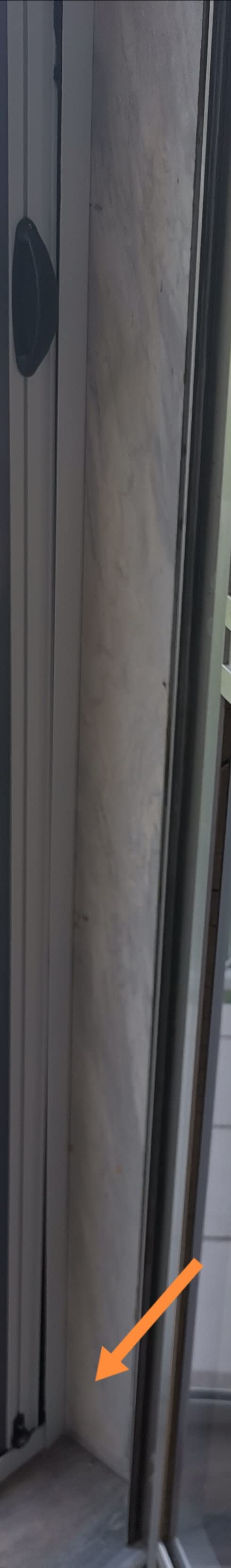 GrecoShop zanzariera a rullo 150x250 porta bianca alluminio