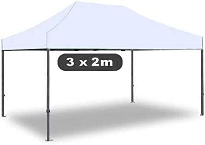 GrecoShop 5803 gazebo pieghevole impermeabile 3x2 m