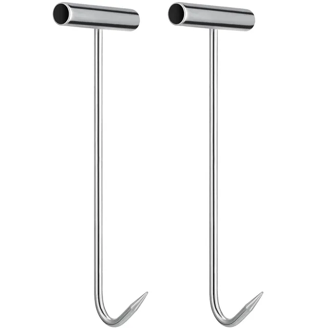Doitool gancio per tombino ferro 2 pezzi 31 cm