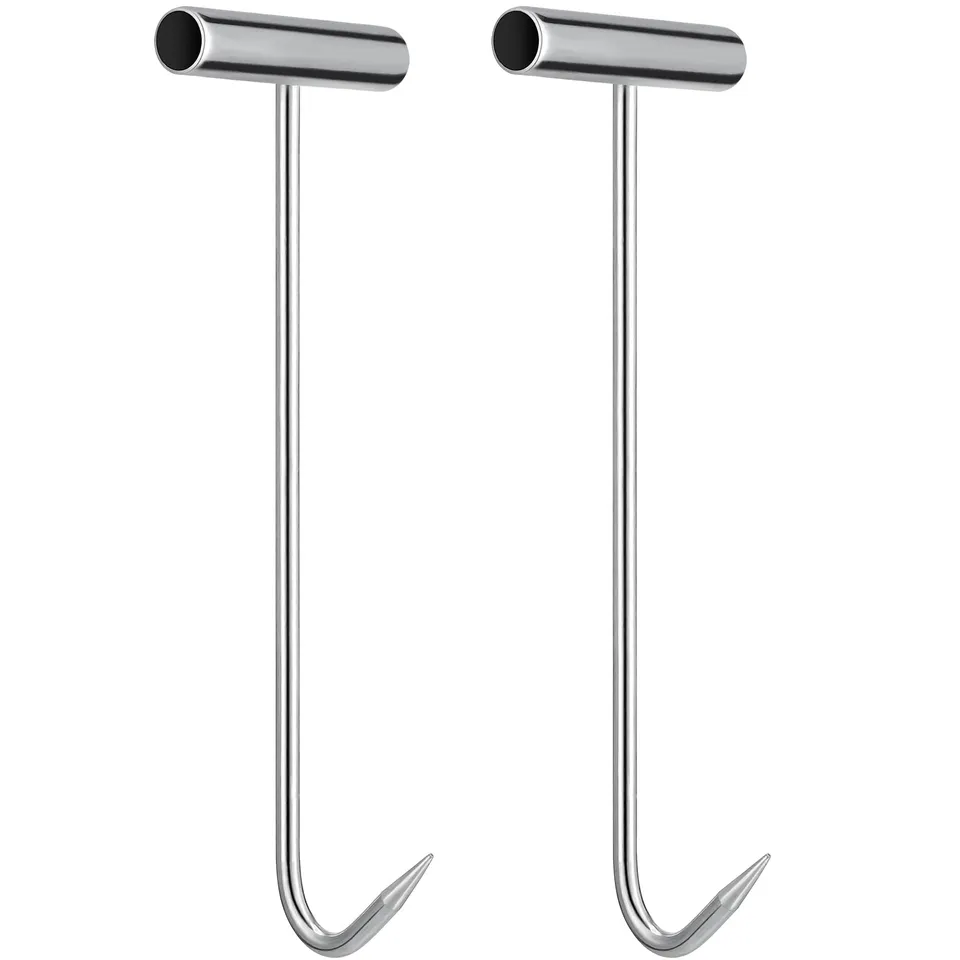 Doitool gancio per tombino ferro 2 pezzi 31 cm
