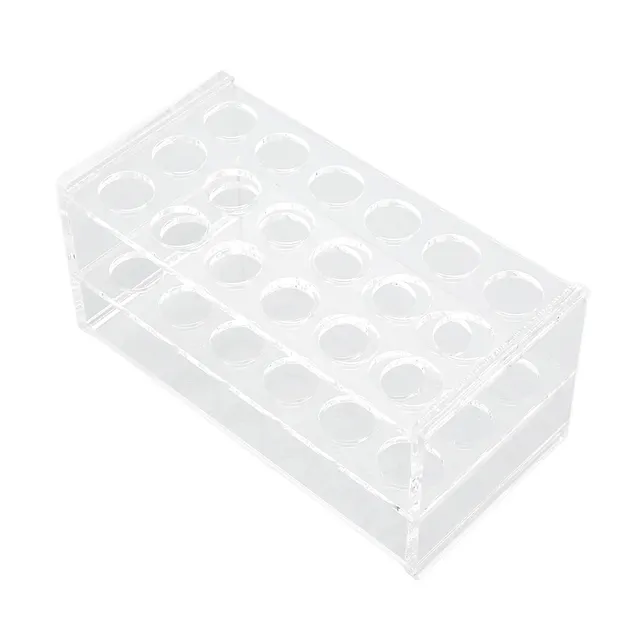 Saluaqui Portaprovette 17mm Acrilico 18 Fori 10/15 ml
