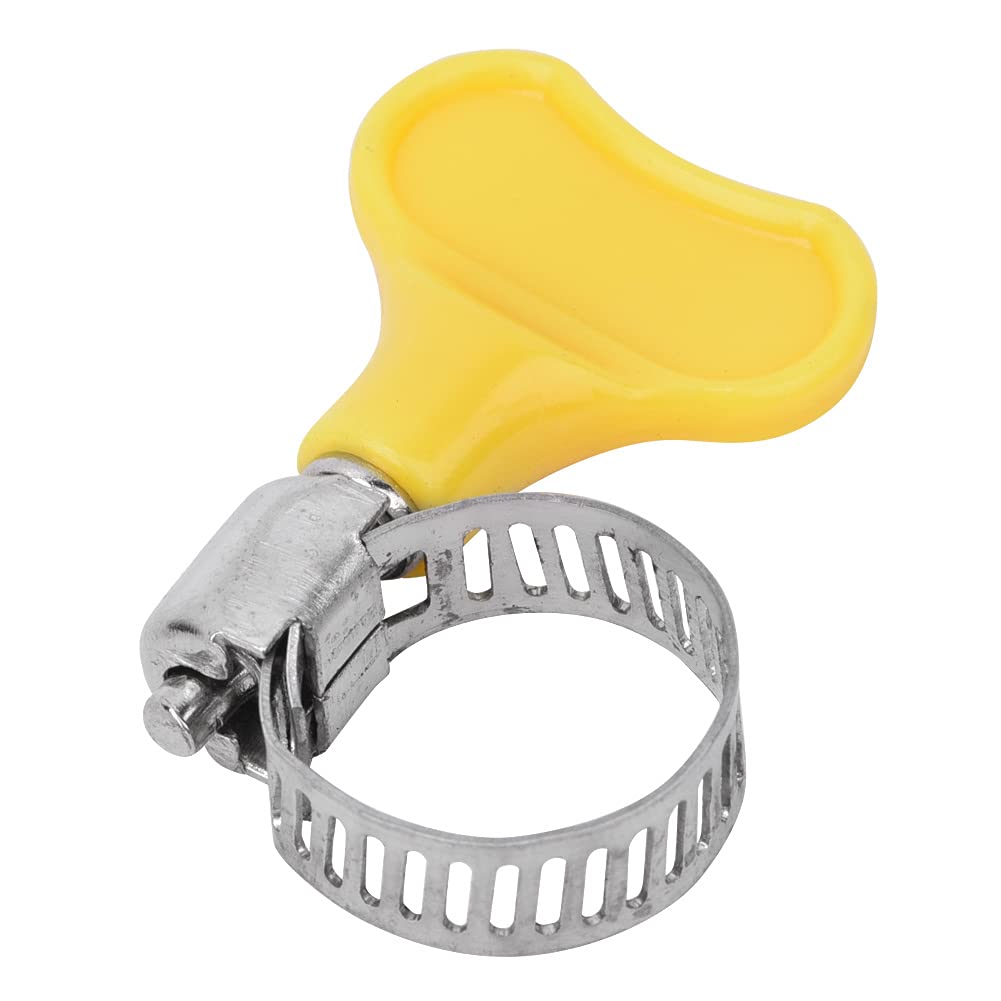 Saluaqui Fascette stringitubo acciaio 6-12 mm 10 pezzi maniglia