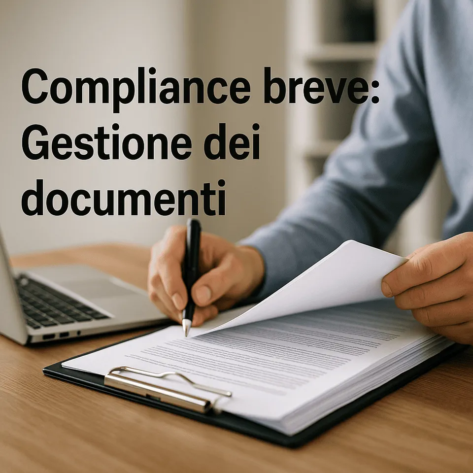 Adifer Compliance breve gestione documenti corso Modello 231