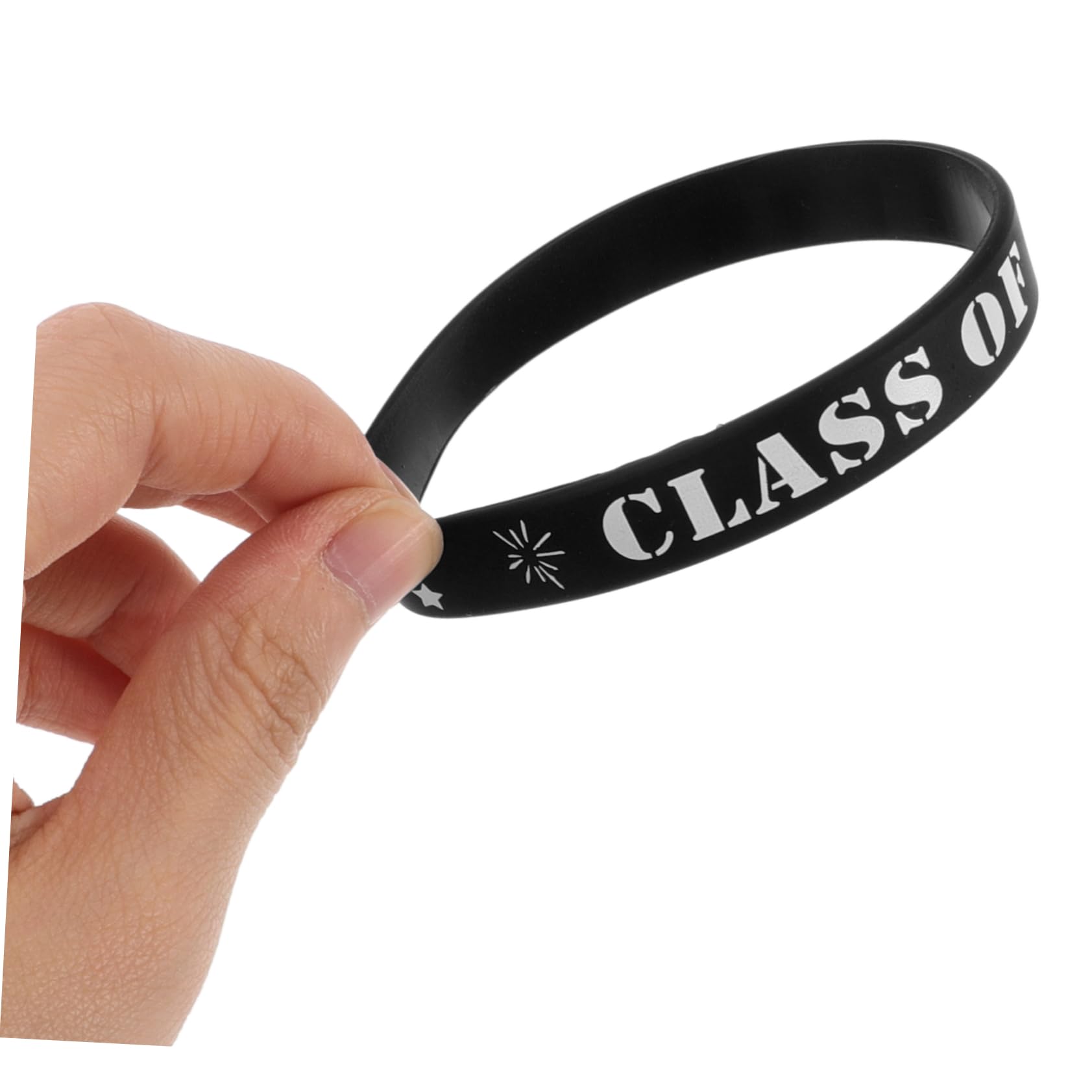 DOITOOL Braccialetti Laurea Silicone Neri 20 Pezzi Classe 2025