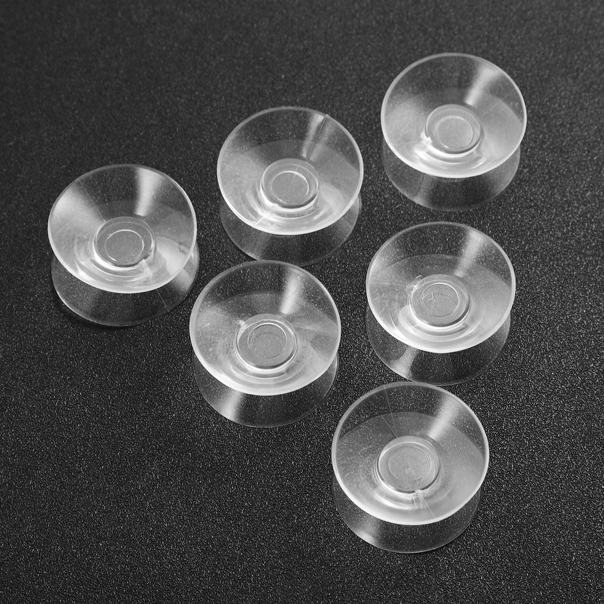 DOITOOL Ventose Biadesive 30 mm 10 Pezzi Trasparenti