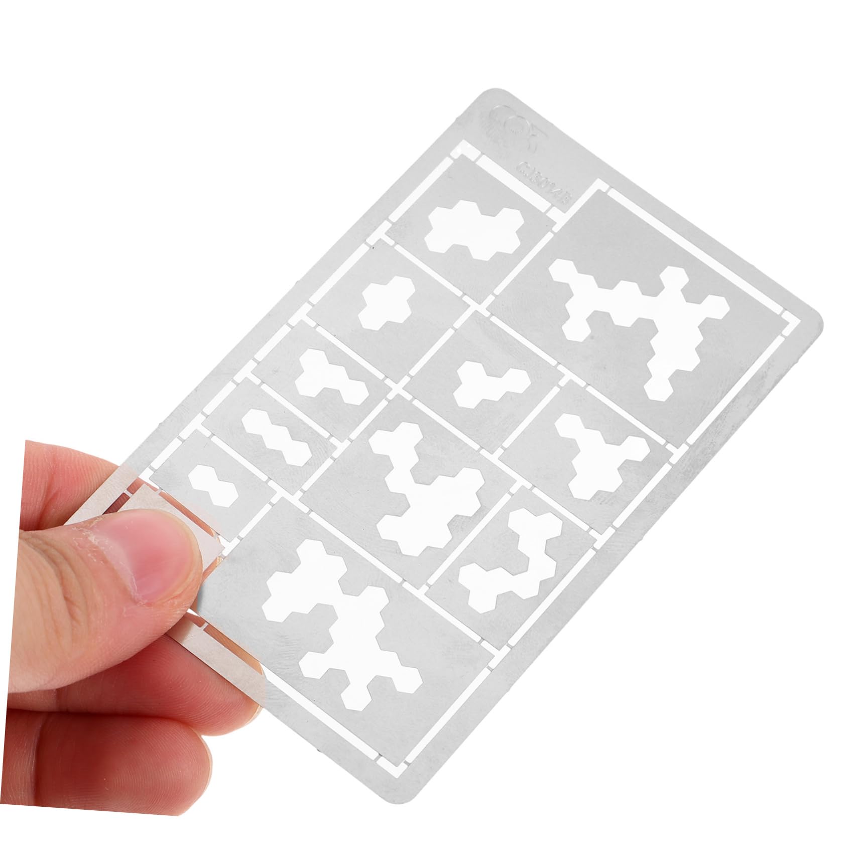 DOITOOL Stencil Mimetico Acciaio Inox Argento Spray