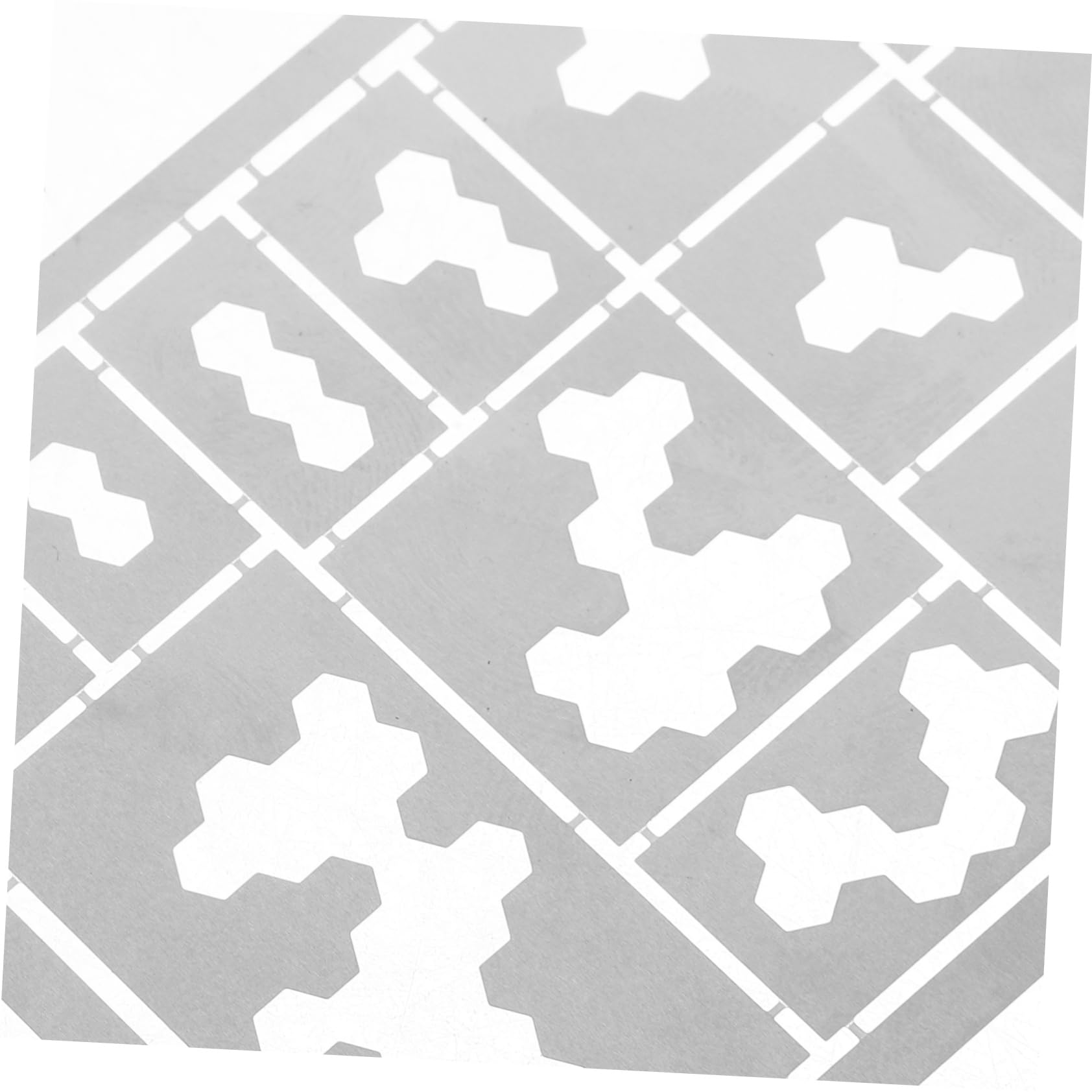 DOITOOL Stencil Mimetico Acciaio Inox Argento Spray