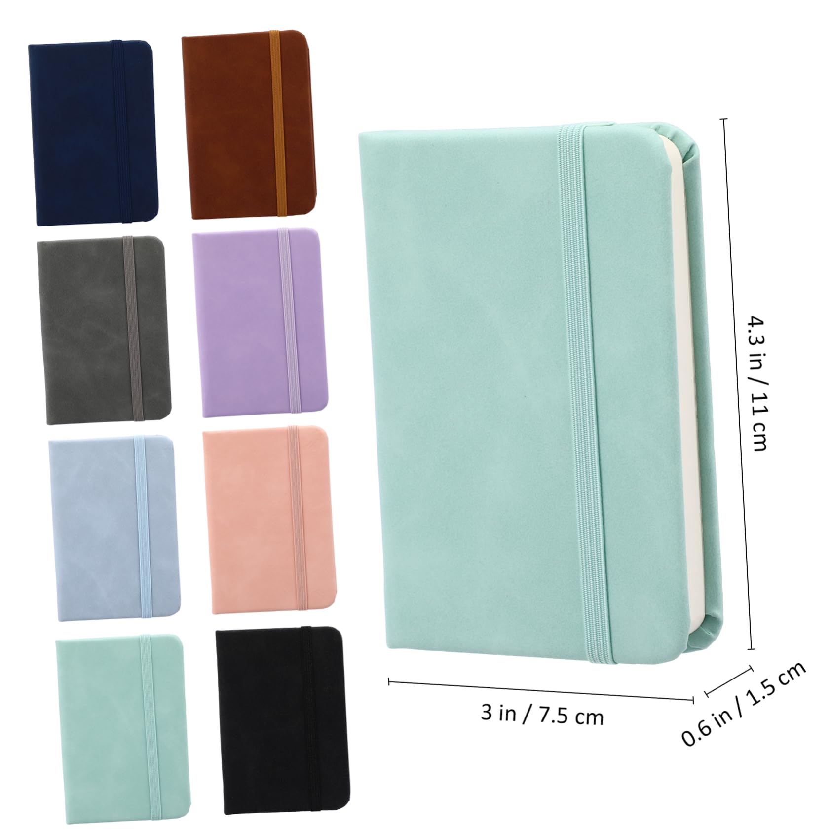 DOITOOL Taccuini A7 Minimalisti 100 Pagine Set 8 Pezzi