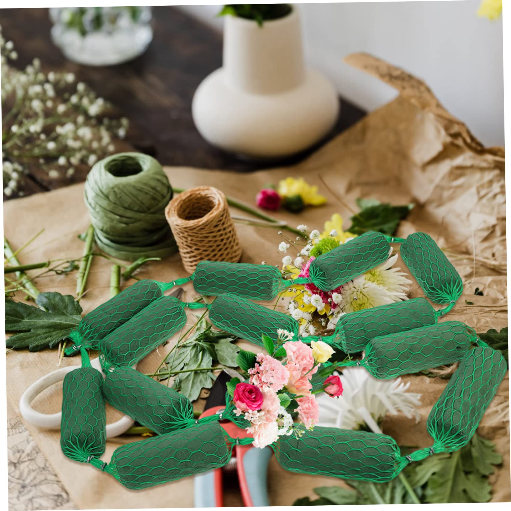 DOITOOL Spugna Floreale Salsiccia Verde 1 Sacchetto