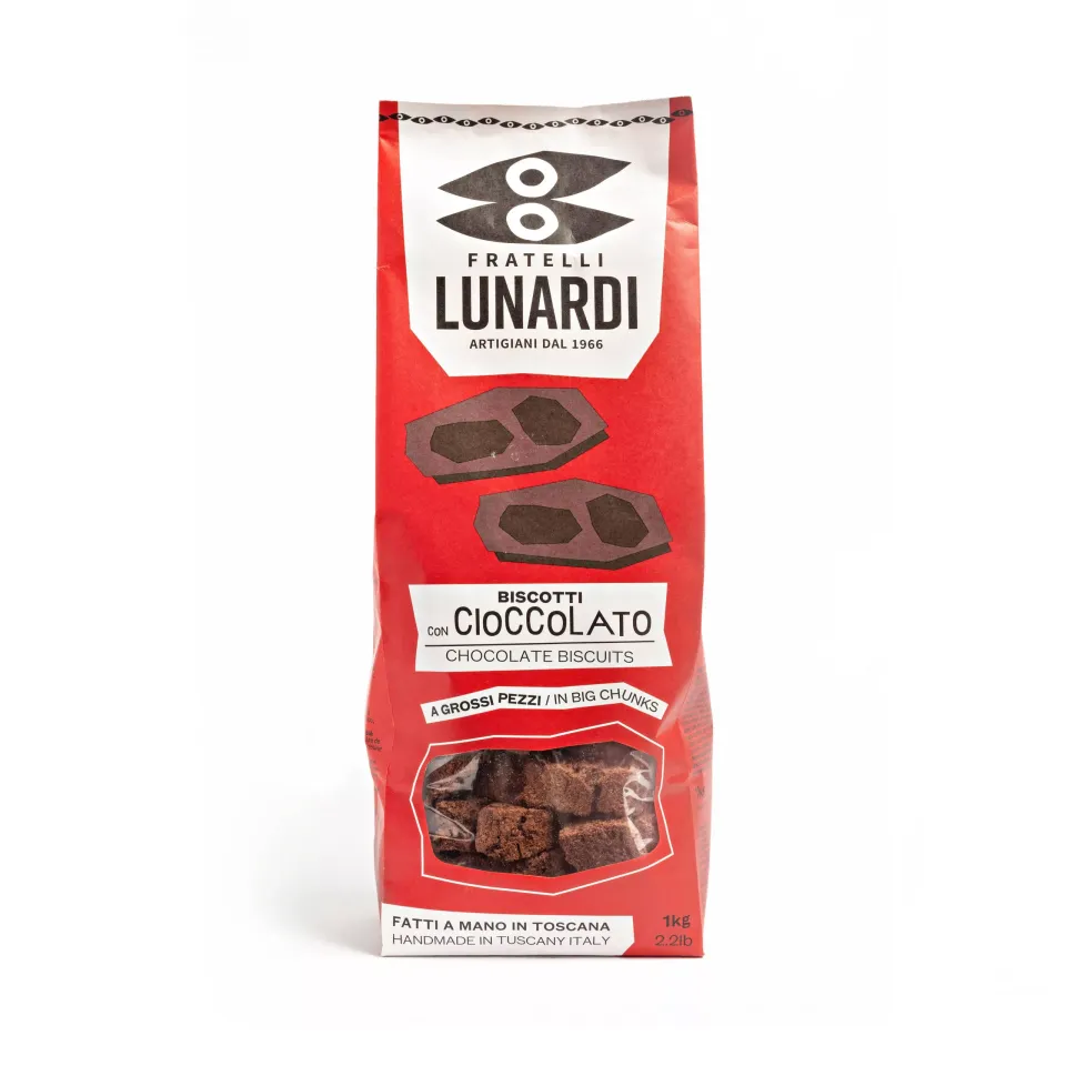 Lunardi Cantucci cioccolato a pezzi 1 kg toscani