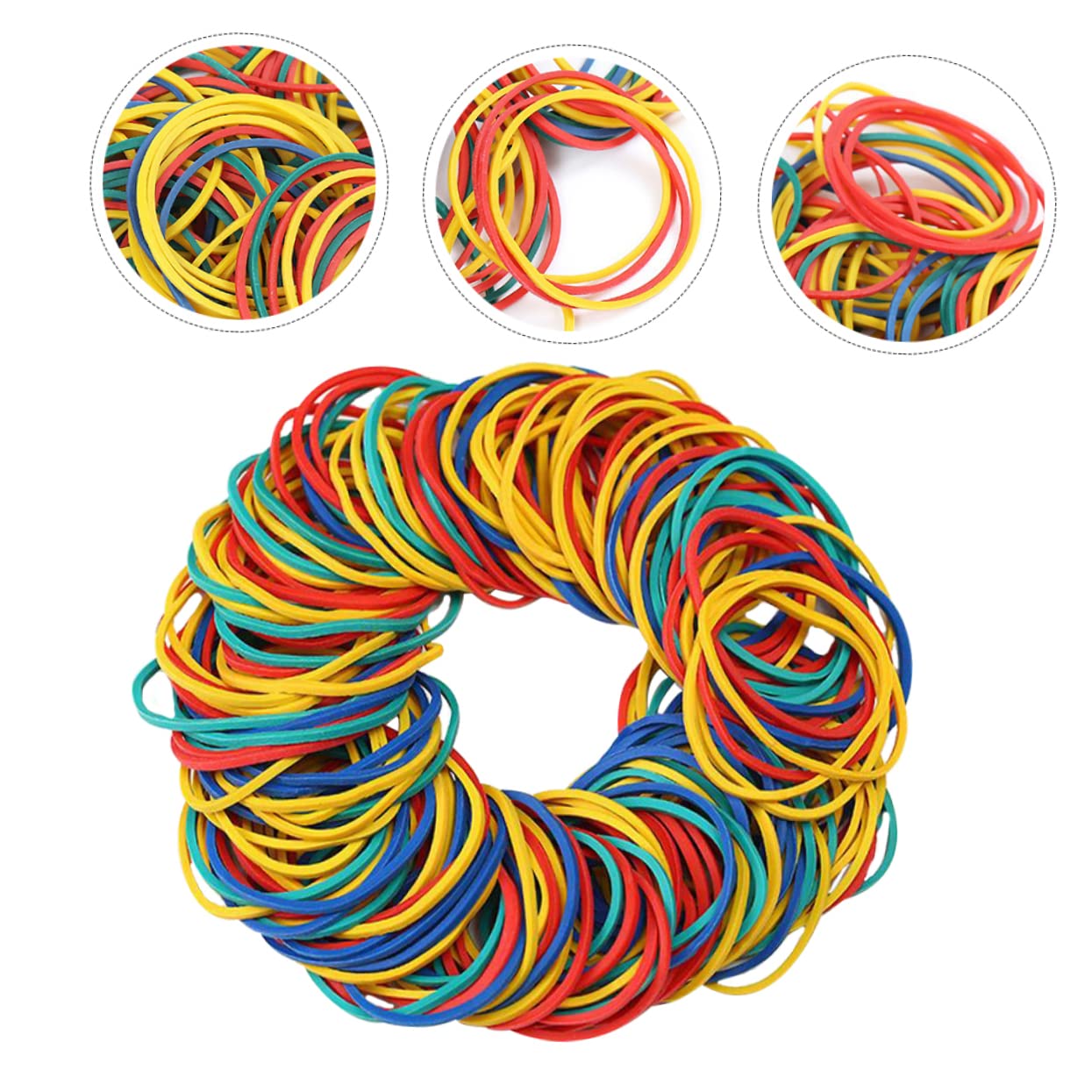 DOITOOL Elastici Colorati Gomma Ufficio Set Multiuso