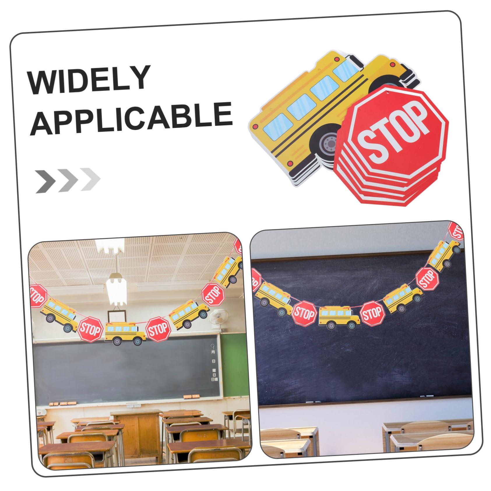 DOITOOL striscione bentornato scuola decorazione aula in cartoncino