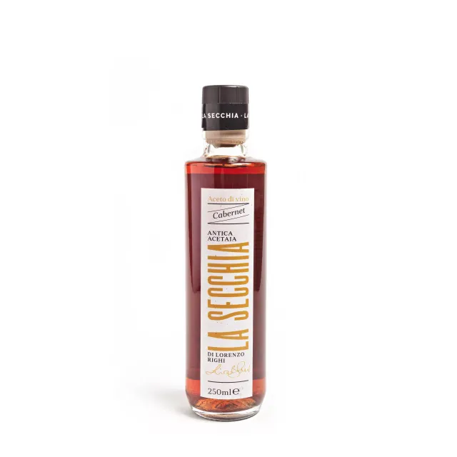La Secchia Cabernet aceto di vino 250 ml invecchiato rovere