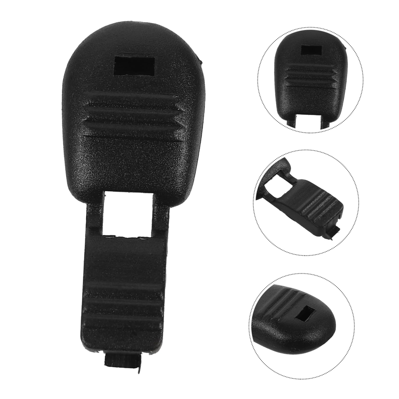 DOITOOL Puntali Lacci 6# Nylon Nero 38mm 100 Pezzi