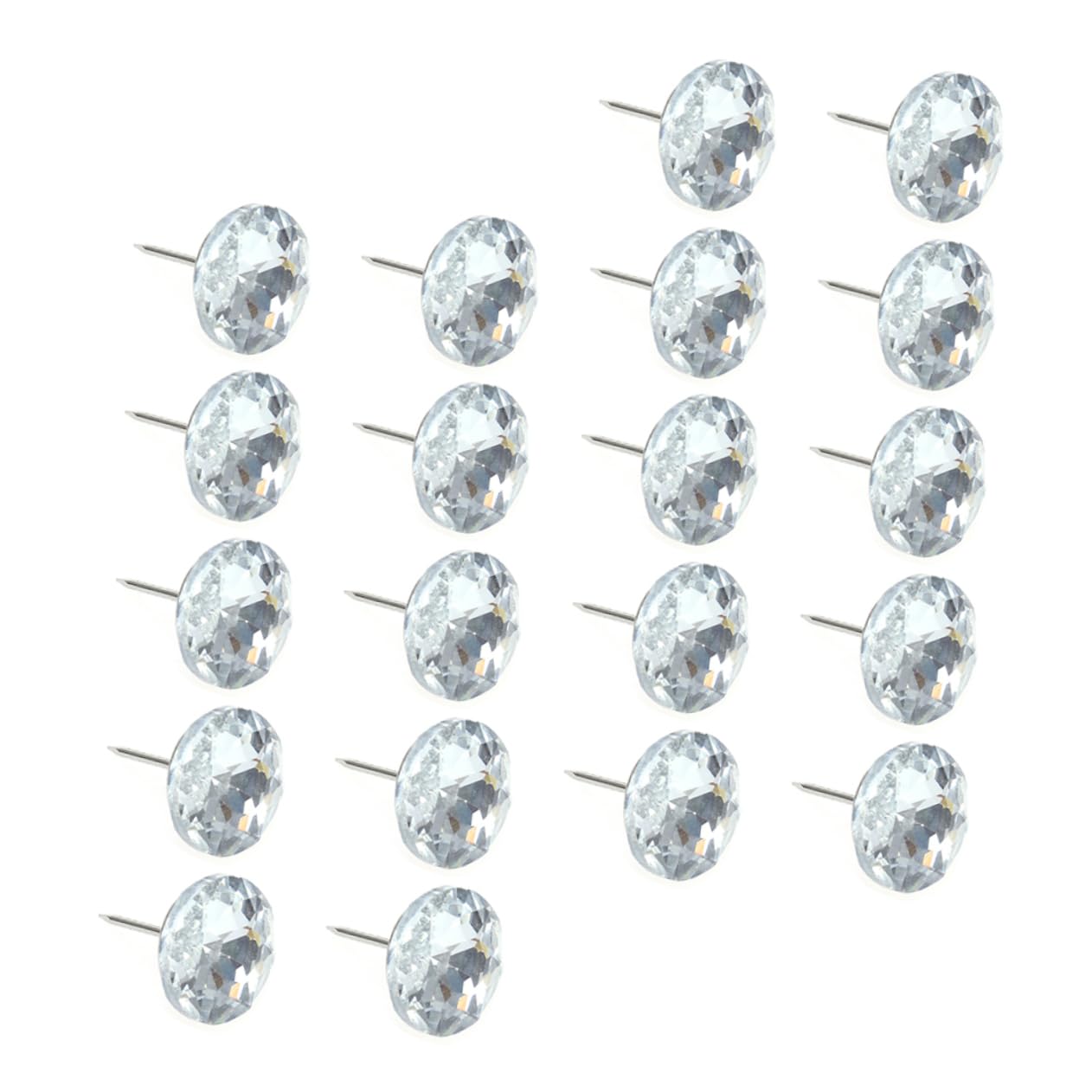 DOITOOL Bottoni tappezzeria cristallo 100 pezzi decorativi