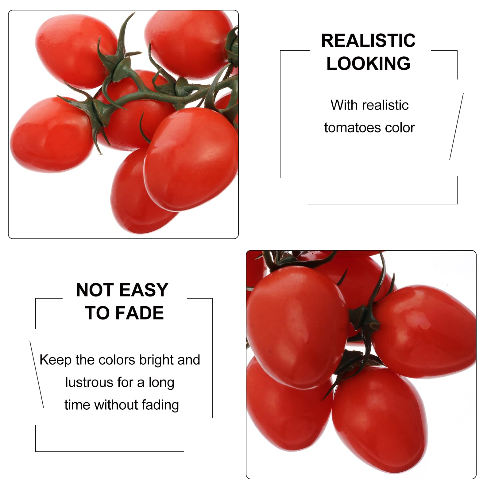 DOITOOL Pomodori ciliegia artificiali decorazione casa finti
