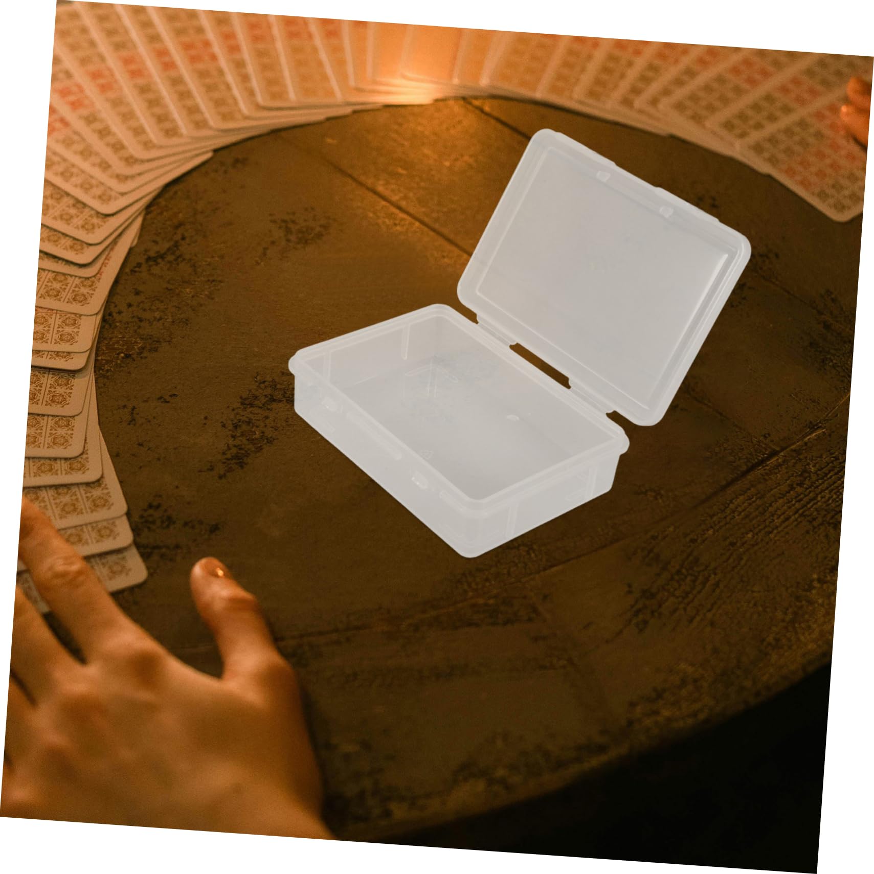 DOITOOL Scatole Carte Gioco Trasparenti 8 Pezzi PP