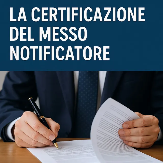 Adifer La certificazione del messo notificatore corso