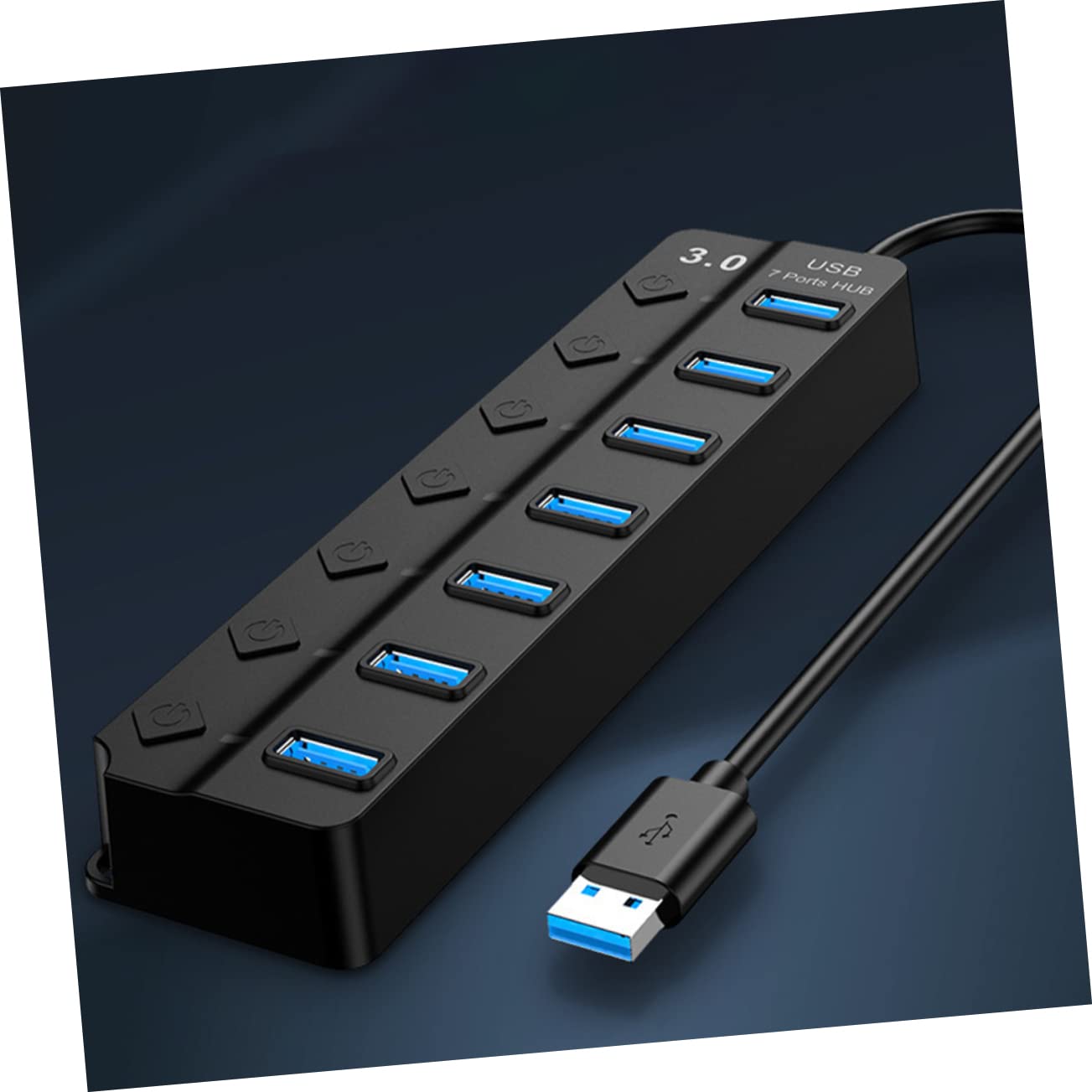 DOITOOL hub USB 7 porte nero cavo 30 cm 5 Gbps