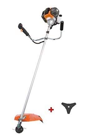 GrecoShop Decespugliatore a Scoppio 51,7cc Manubrio Rosso 1,2 kW