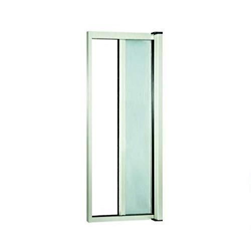 GrecoShop zanzariera a rullo 150x250 porta bianca alluminio