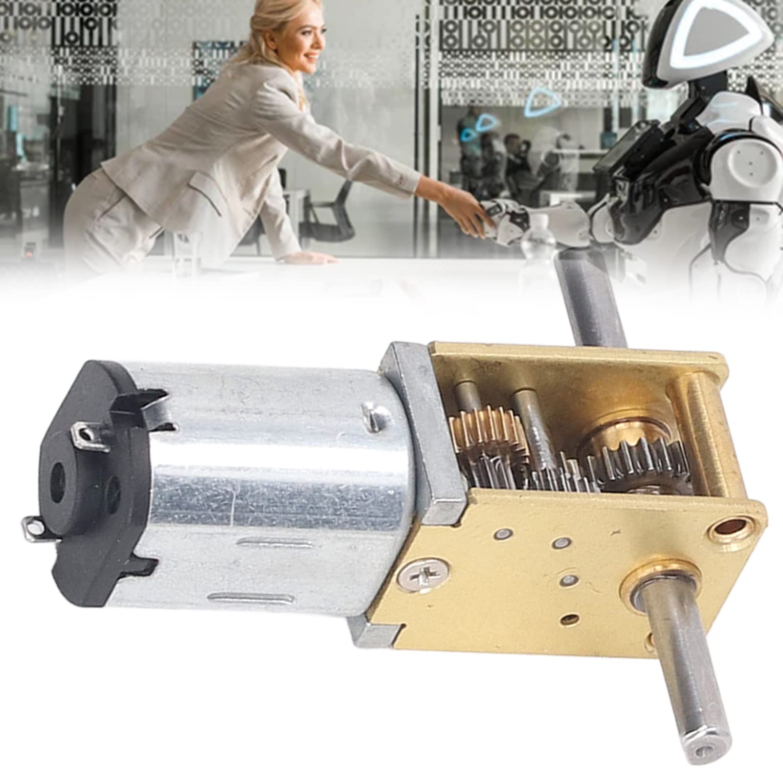 Saluaqui motoriduttore DC 12V 60 giri/min doppio albero