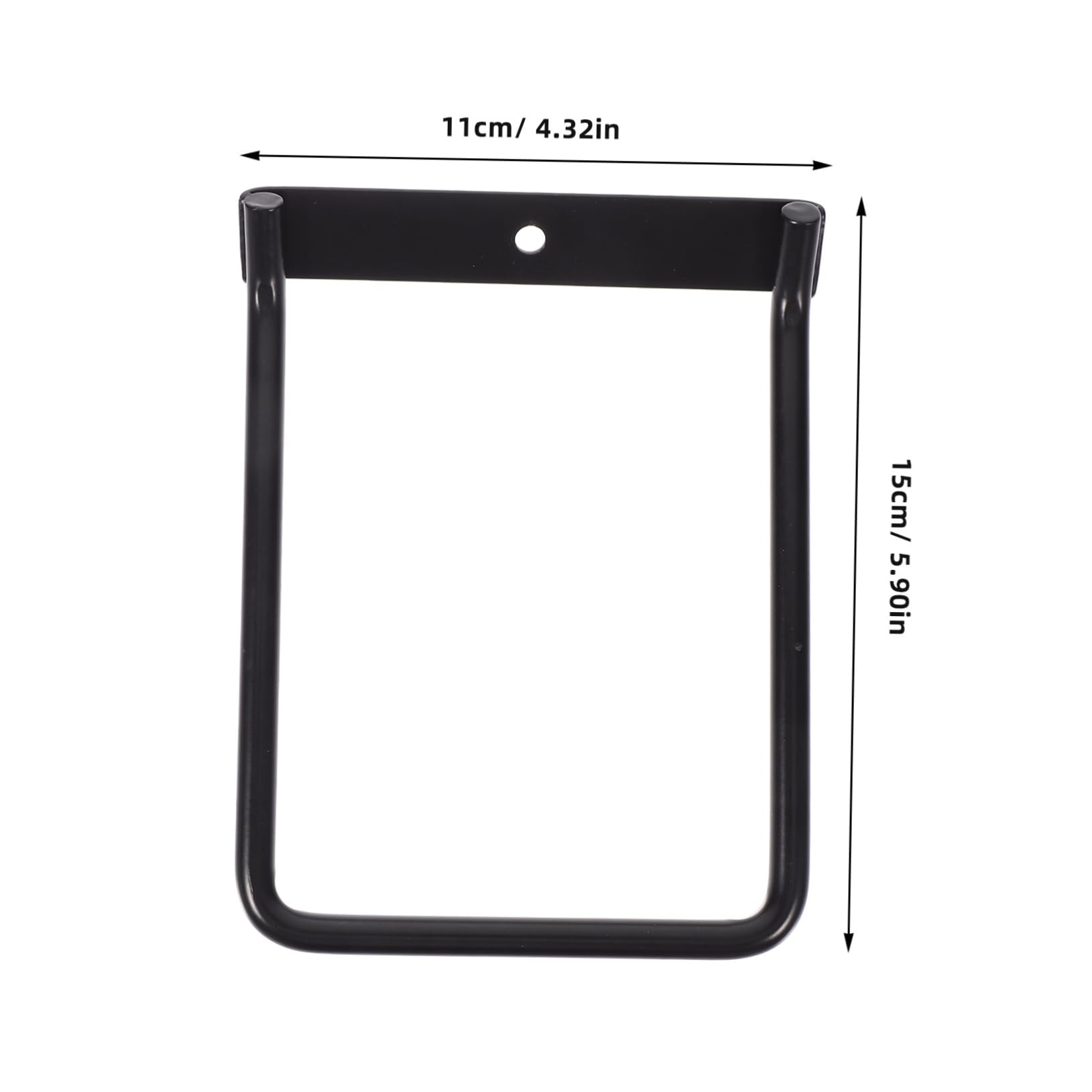 DOITOOL Supporto Calendario da Tavolo Ferro Nero 15 cm