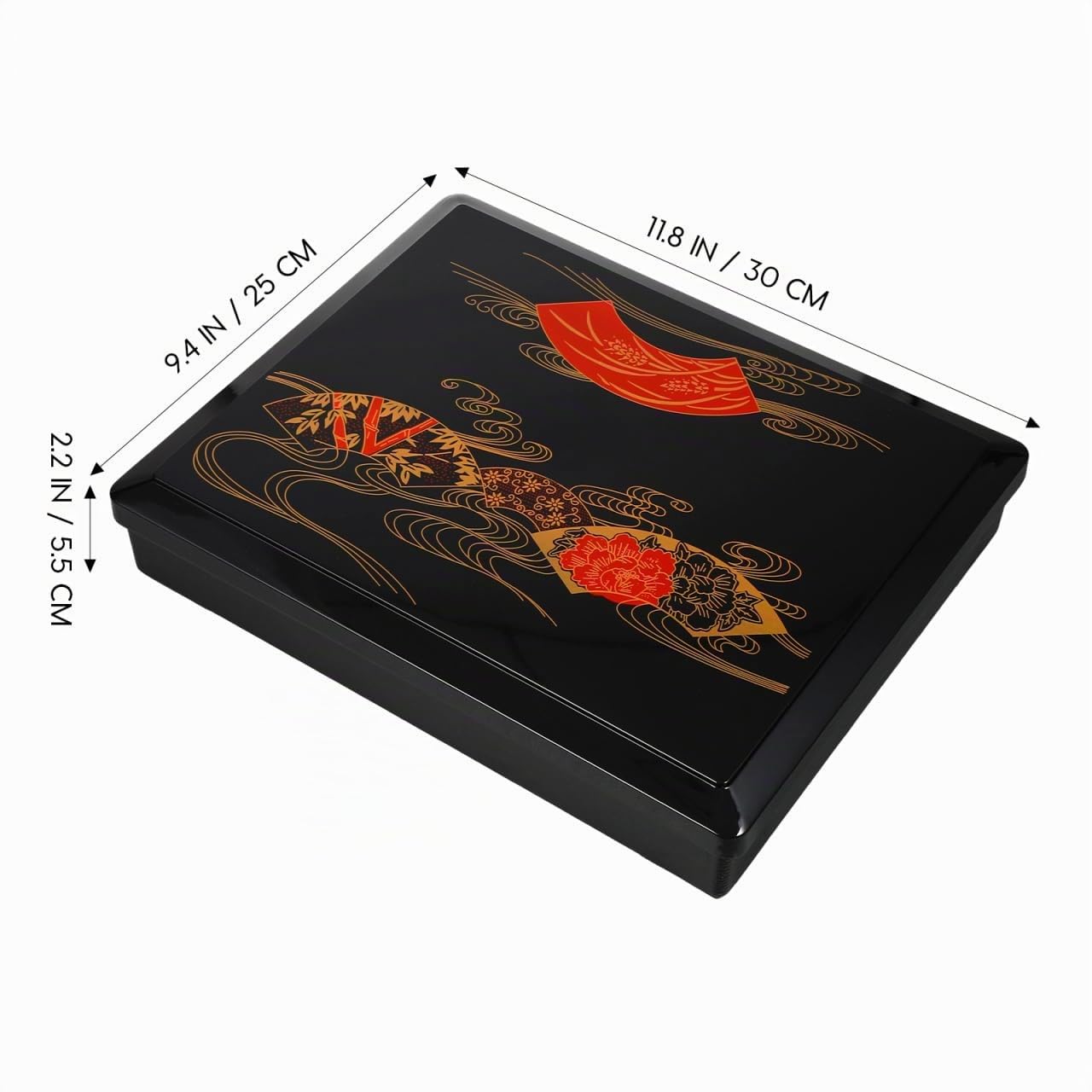 DOITOOL Bento Box Giapponese 5 Scomparti Laccato