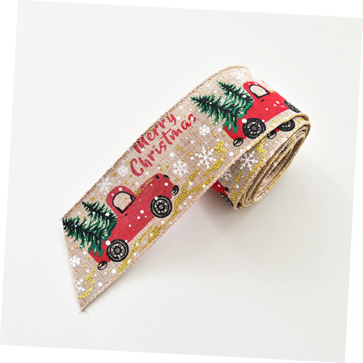 DOITOOL Nastro Raso Natalizio 3 Rotoli x 2 m Decorazione Albero