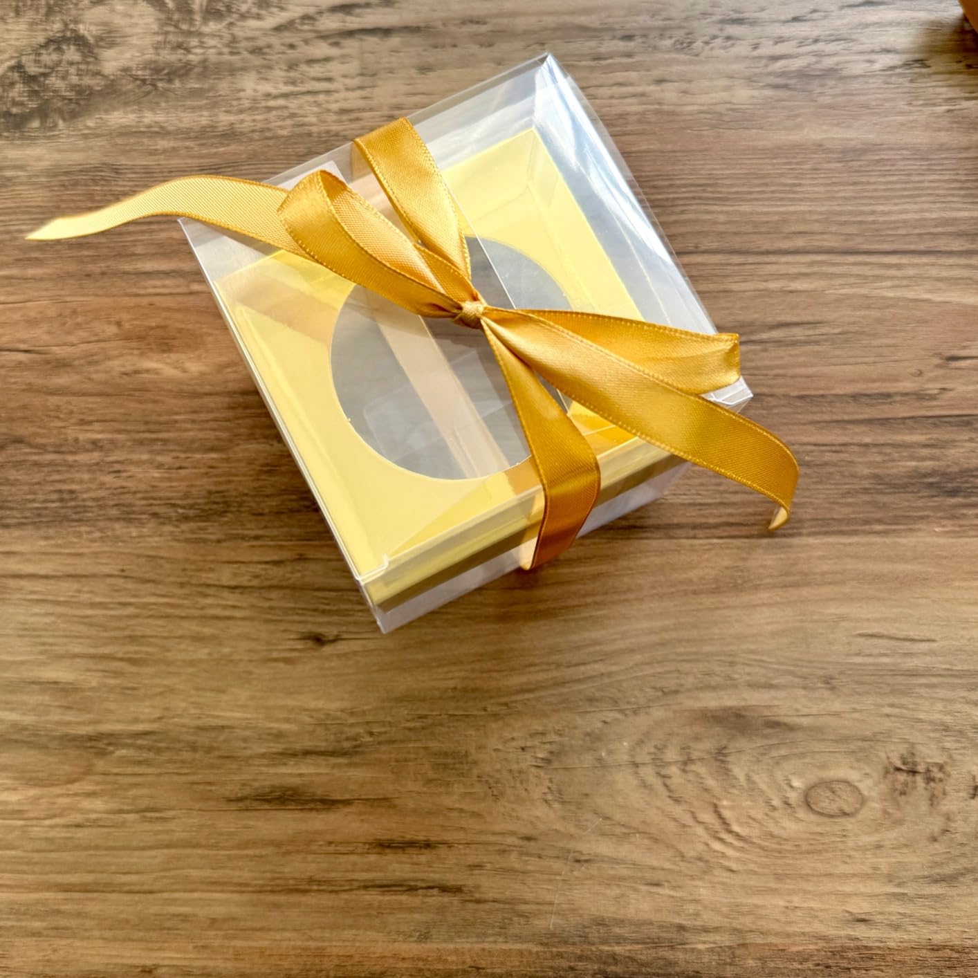 DOITOOL scatole cupcake singole trasparenti 12 pezzi oro