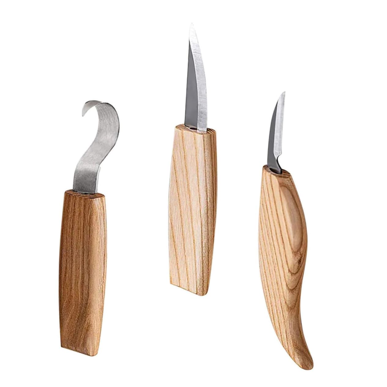DOITOOL Set Coltelli Intaglio Legno 3 Pezzi con Supporto