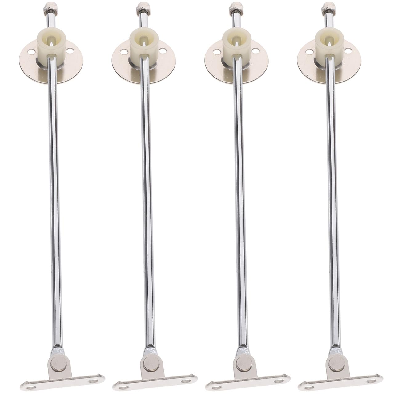 DOITOOL Supporto Coperchio 23 cm Cerniere Ferro 4 Pezzi Argento