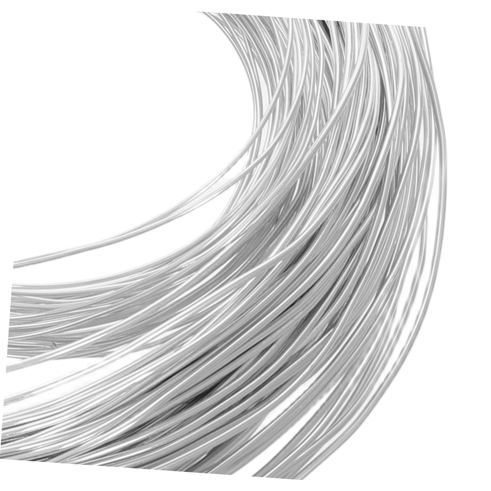 DOITOOL Filo Alluminio Argento 1,5 mm 50 m + 1 mm 10 m