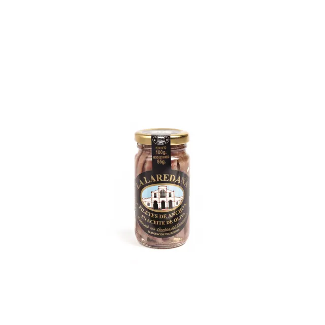 La Laredana Alici del Cantabrico filetti 100 gr in vetro