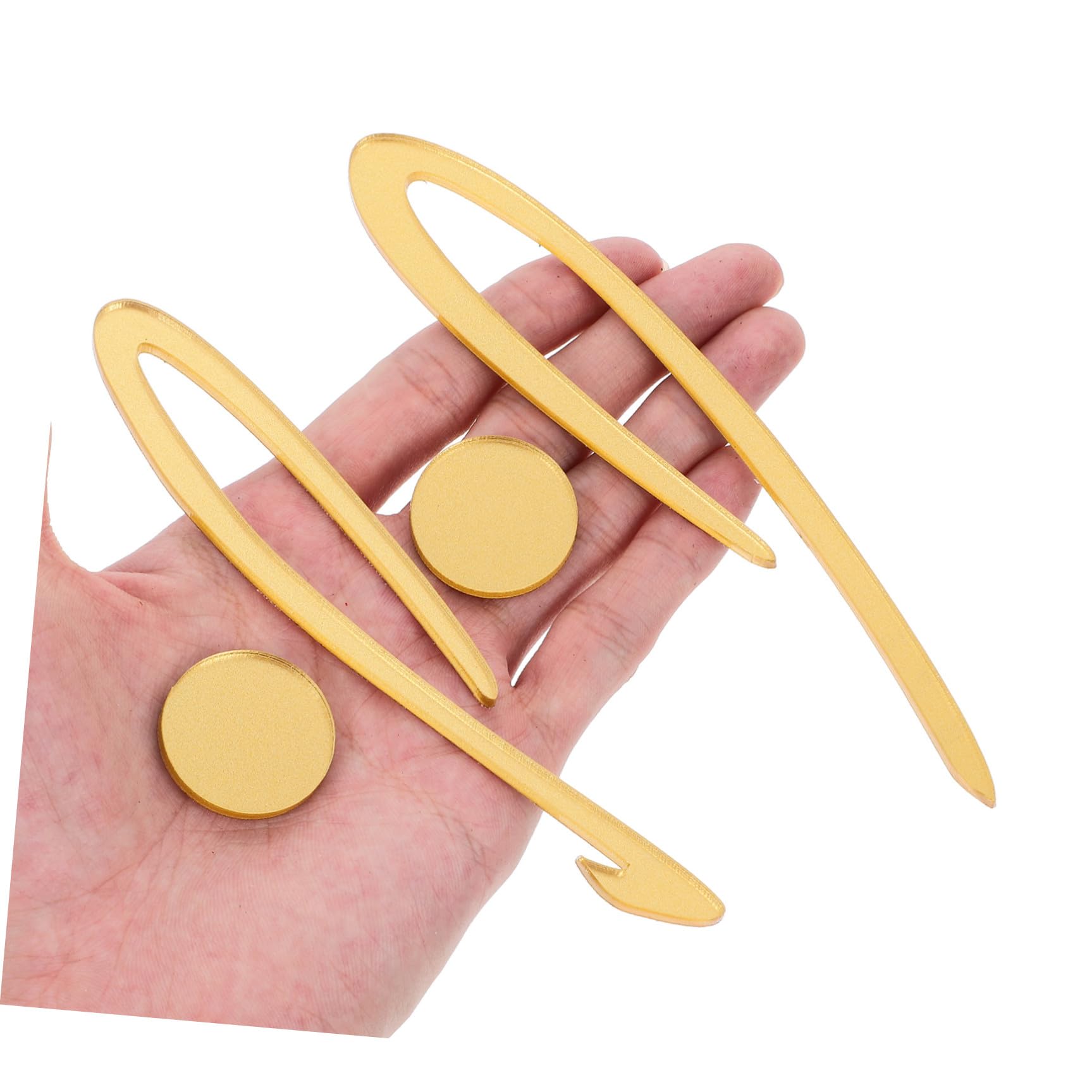 Doitool cartello bagno acrilico oro 2 pezzi 18 cm
