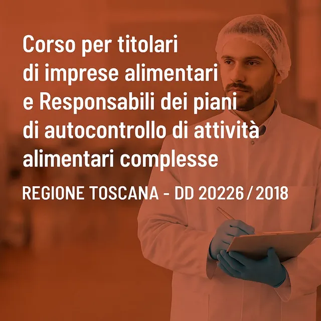 Adifer HACCP Toscana corso online 16 ore titolari