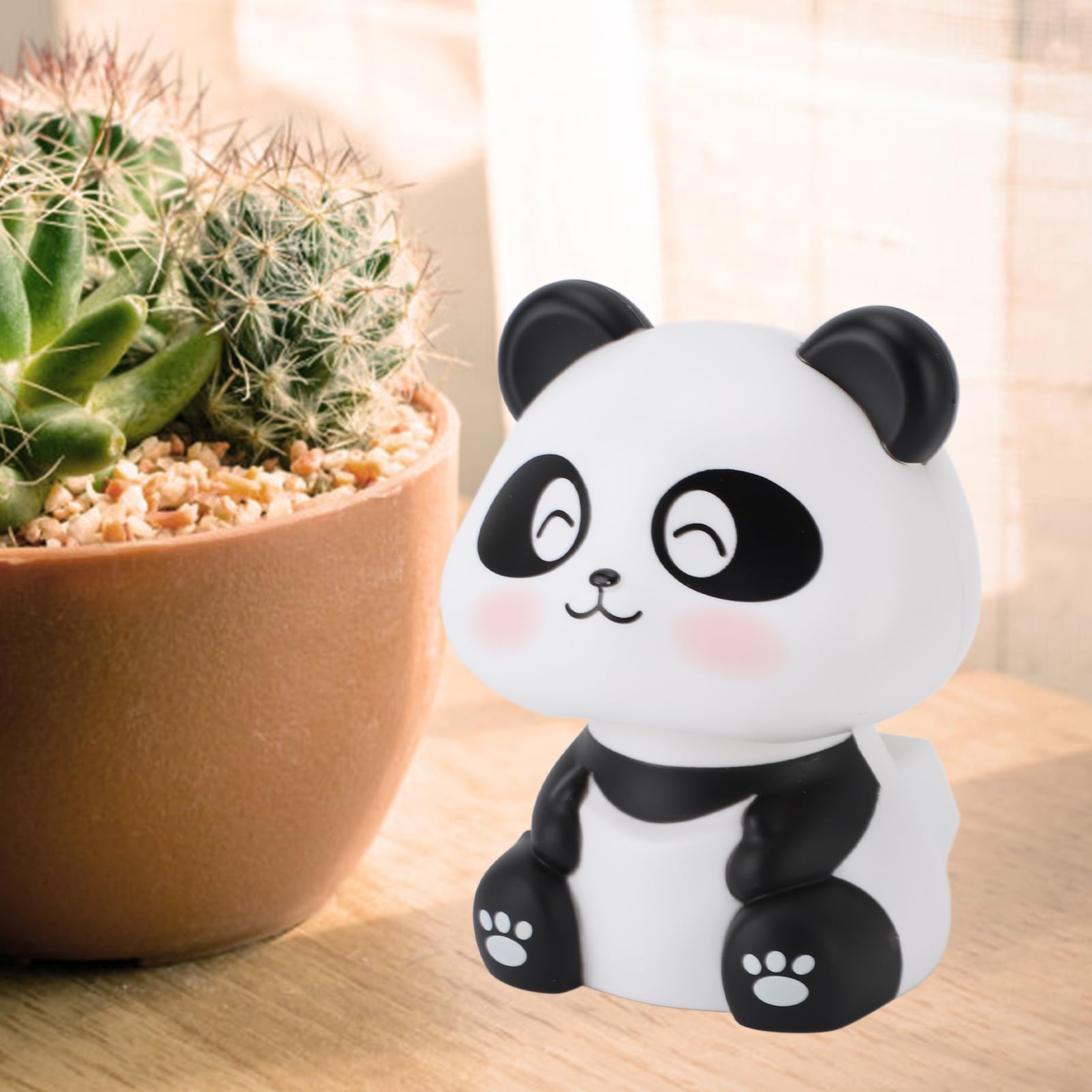 Saluaqui Panda statuetta solare decorazione auto cruscotto solare