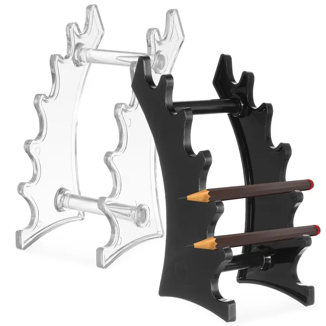 DOITOOL Portapenne Scrivania 2 Pezzi Plastica 6 Scomparti