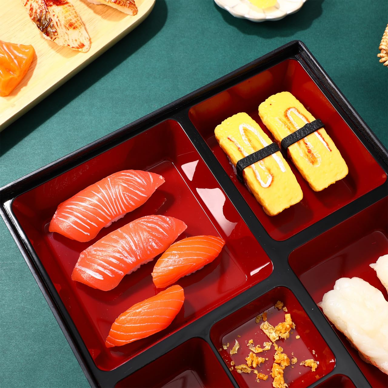 DOITOOL Bento Box Giapponese 5 Scomparti Laccato
